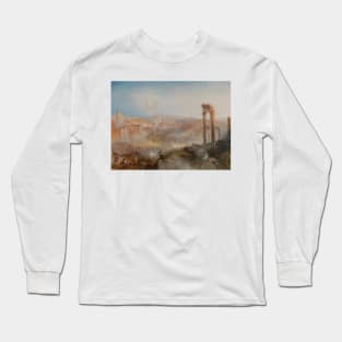 Modern Rome-Campo Vaccino by J.M.W, Turner Long Sleeve T-Shirt